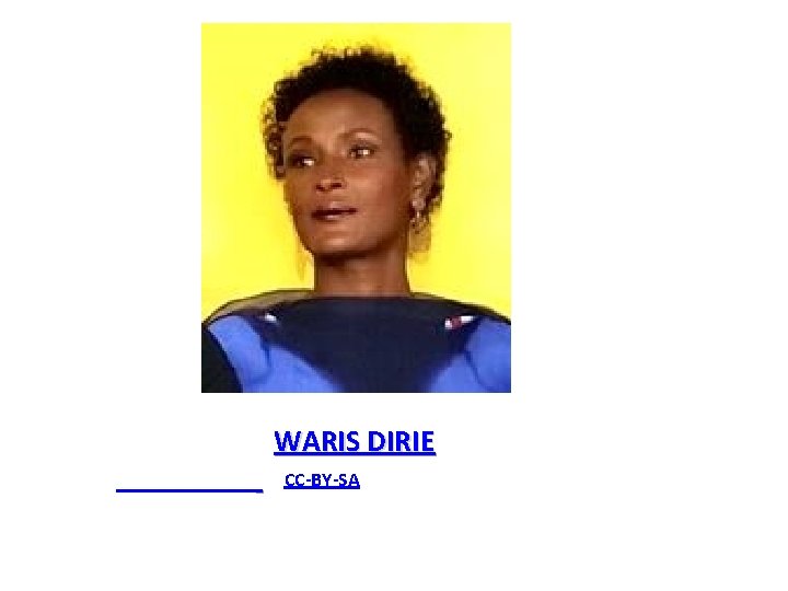 WARIS DIRIE CC-BY-SA 