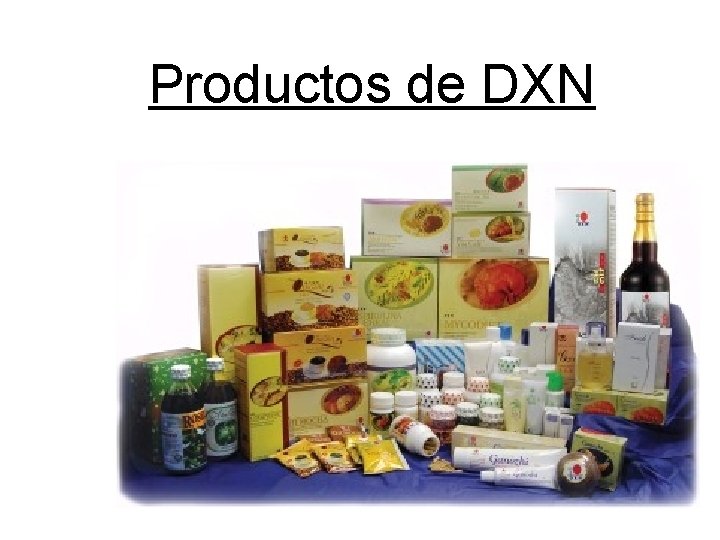 Productos de DXN 