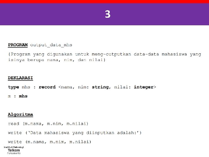 3 S 1 Sistem Informasi IT Telkom Purwokerto 