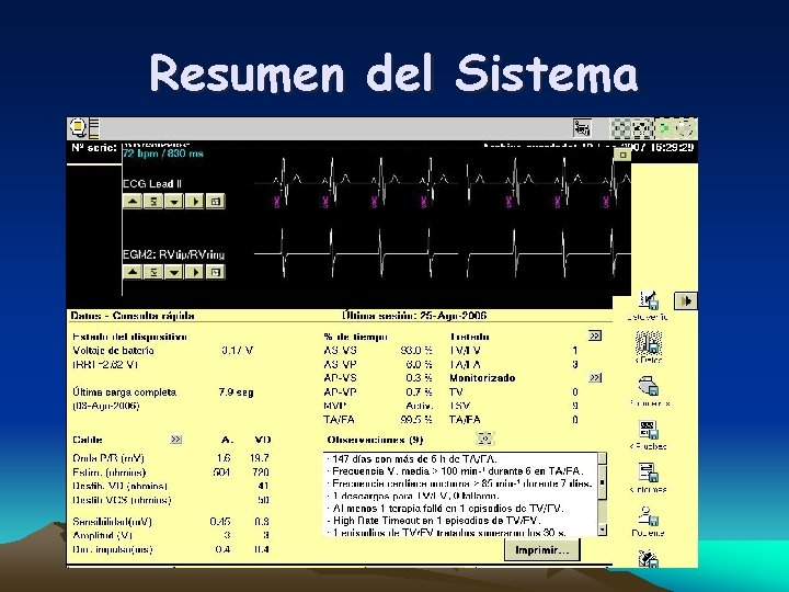 Resumen del Sistema 