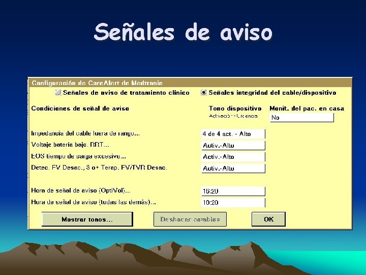 Señales de aviso 