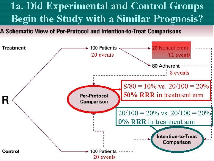 1 a. Did Experimental and Control Groups Begin the Study with a Similar Prognosis?