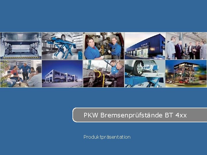 PKW Bremsenprüfstände BT 4 xx Produktpräsentation 