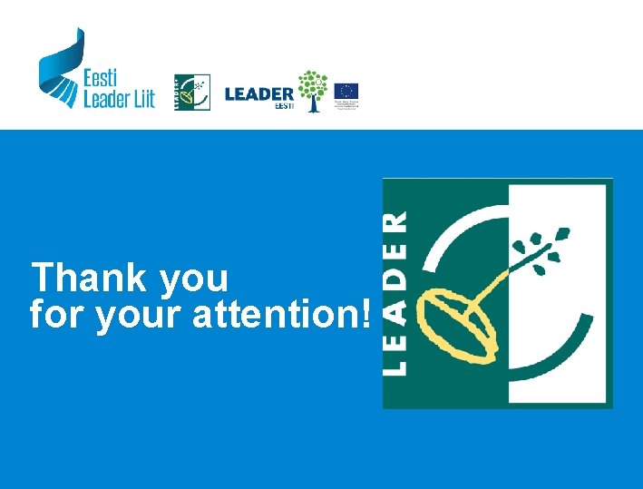 Thank you for your attention! 