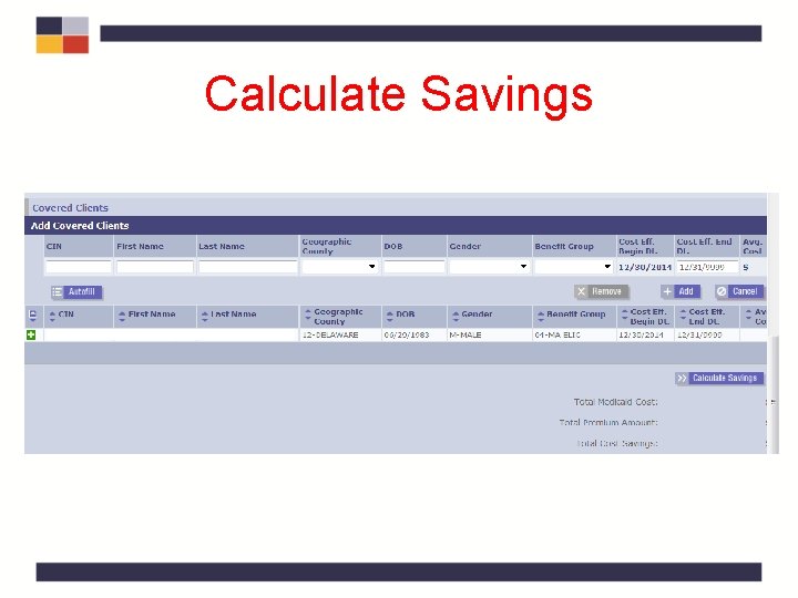 Calculate Savings . Calculate Savings .