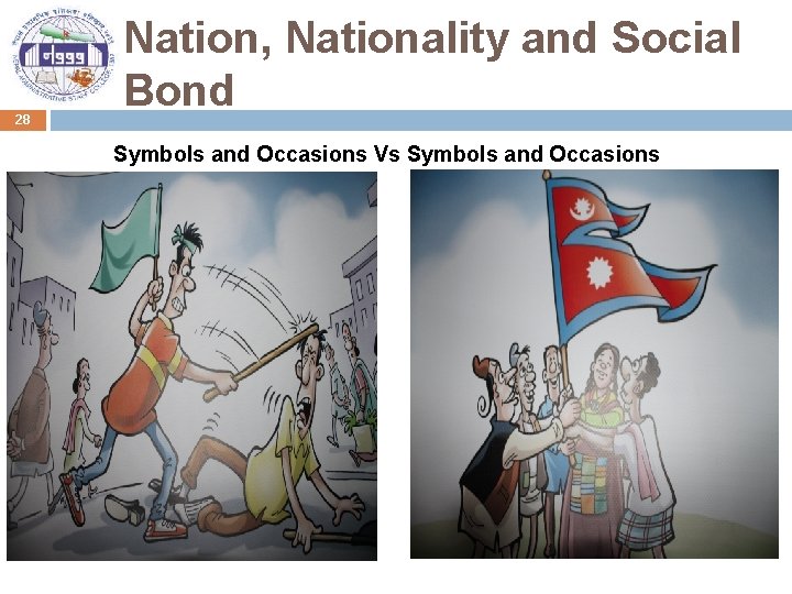 28 Nation, Nationality and Social Bond Symbols and Occasions Vs Symbols and Occasions 