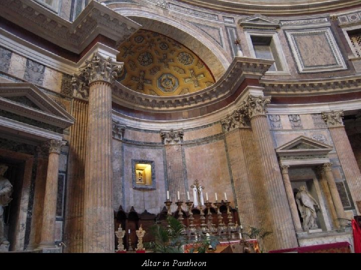 Altar in Pantheon 