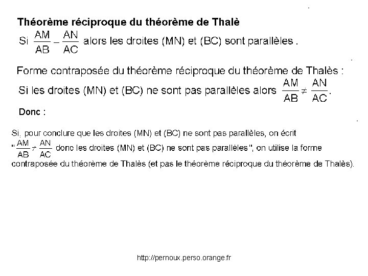 Donc : http: //pernoux. perso. orange. fr 