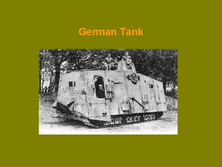 German Tank 