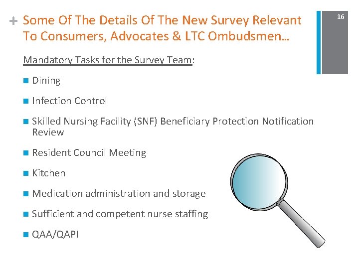 + Some Of The Details Of The New Survey Relevant To Consumers, Advocates &