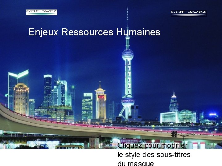 Enjeux Ressources Humaines Cliquez pour modifier le style des sous-titres 8 Enjeux Ressources Humaines Cliquez pour modifier le style des sous-titres 8