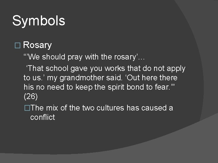 Symbols � Rosary “’We should pray with the rosary’… ‘That school gave you works Symbols � Rosary “’We should pray with the rosary’… ‘That school gave you works