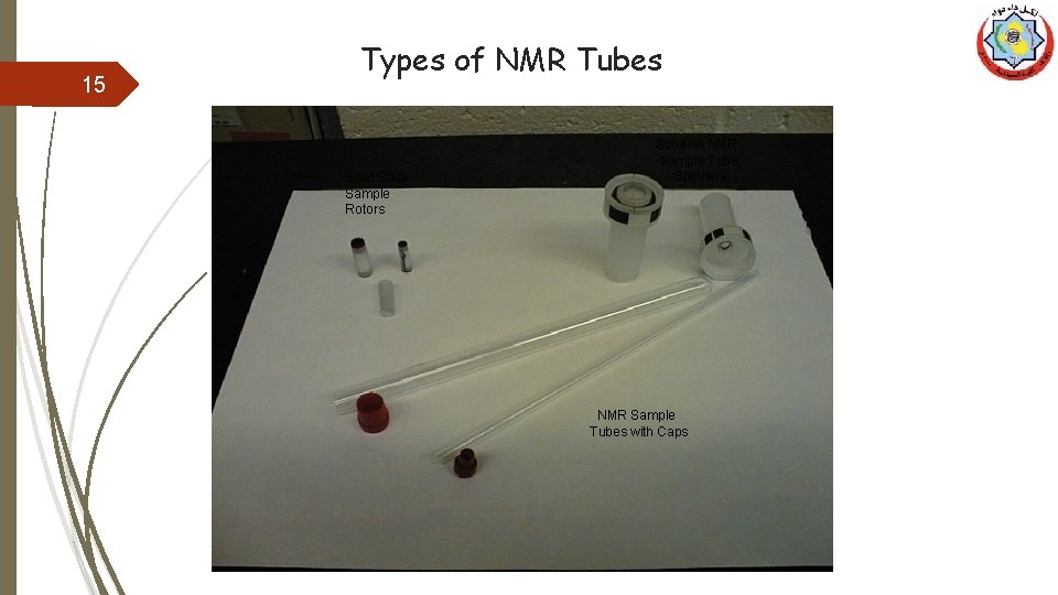 15 Types of NMR Tubes Solid State Sample Rotors Solution NMR Sample Tube Spinners