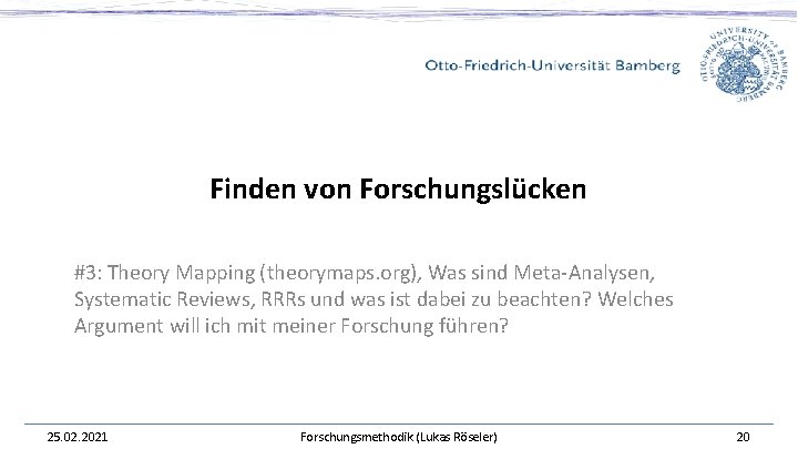 Finden von Forschungslücken #3: Theory Mapping (theorymaps. org), Was sind Meta-Analysen, Systematic Reviews, RRRs