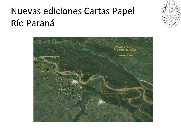 Nuevas ediciones Cartas Papel Río Paraná 