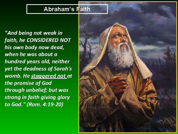 Exercising Faith Through Faith Based On Relationship God