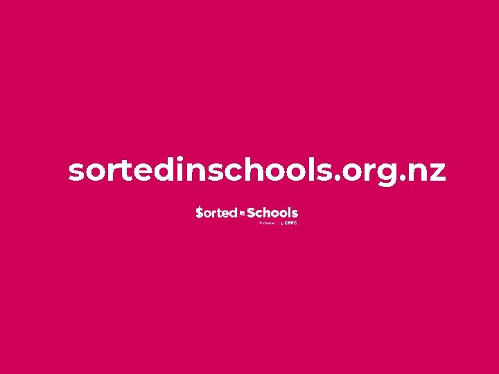 sortedinschools. org. nz 