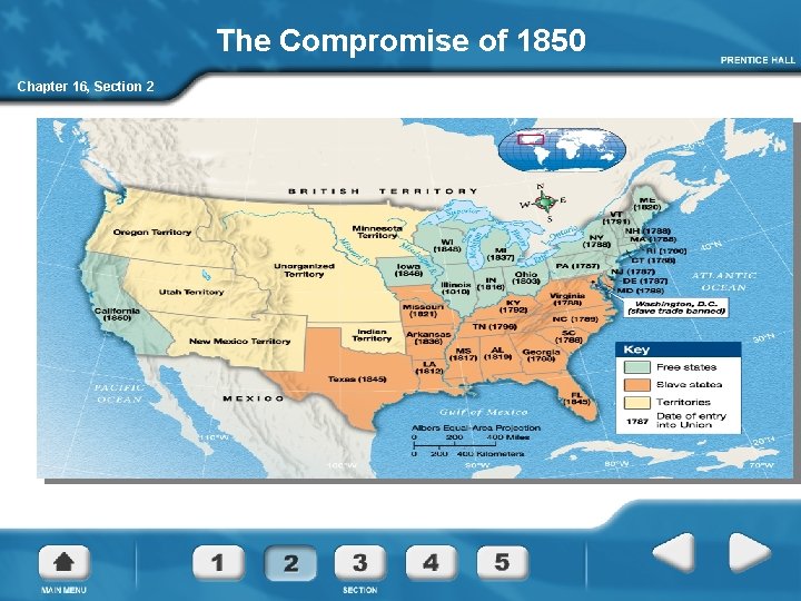 The Compromise of 1850 Chapter 16, Section 2 