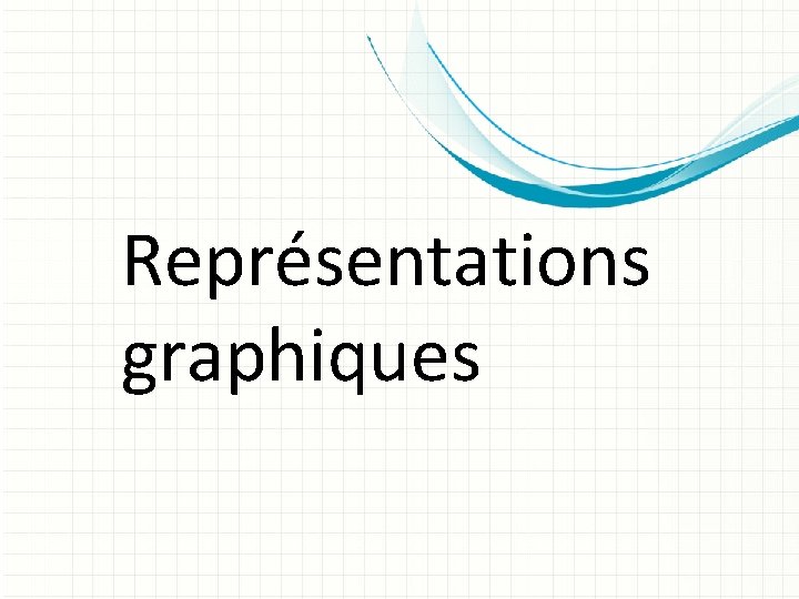 Représentations graphiques 