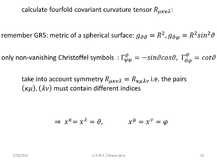  2/25/2021 U. R. M. E. Zielona Gora 22 