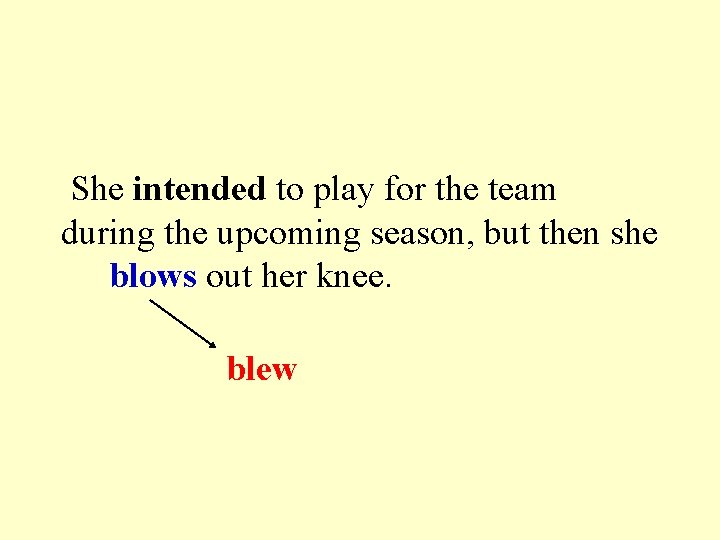 She intended to play for the team during the upcoming season, but then she