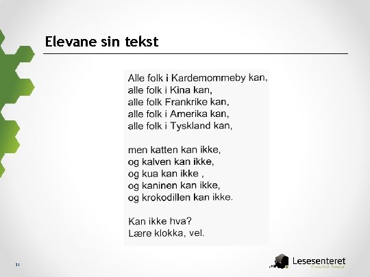 Elevane sin tekst 21 