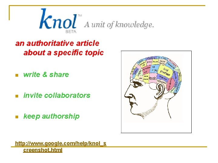 an authoritative article about a specific topic n write & share n invite collaborators