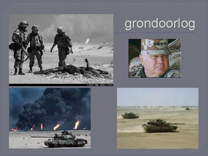 grondoorlog 