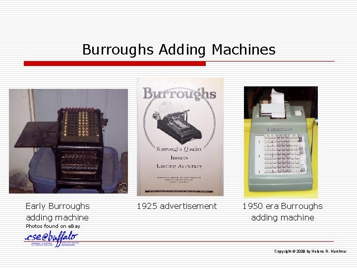 Burroughs Adding Machines Early Burroughs adding machine 1925 advertisement 1950 era Burroughs adding machine