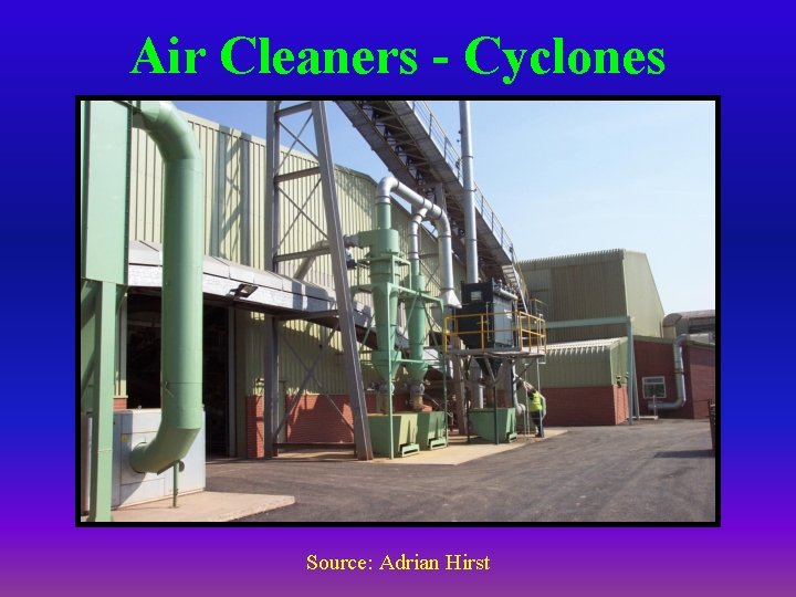 Air Cleaners - Cyclones Source: Adrian Hirst 