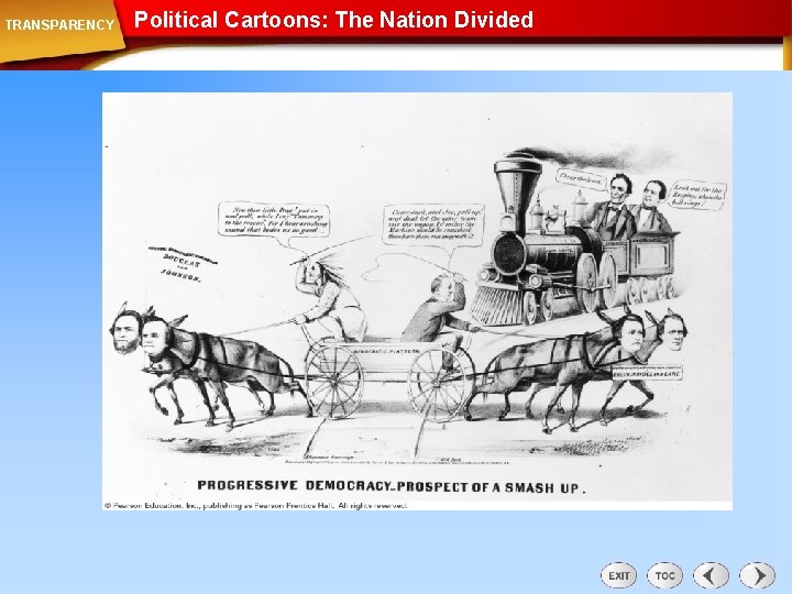 TRANSPARENCY Political Cartoons: The Nation Divided 