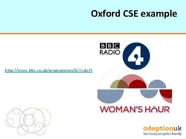 Oxford CSE example http: //www. bbc. co. uk/programmes/b 03 vdx 7 t 