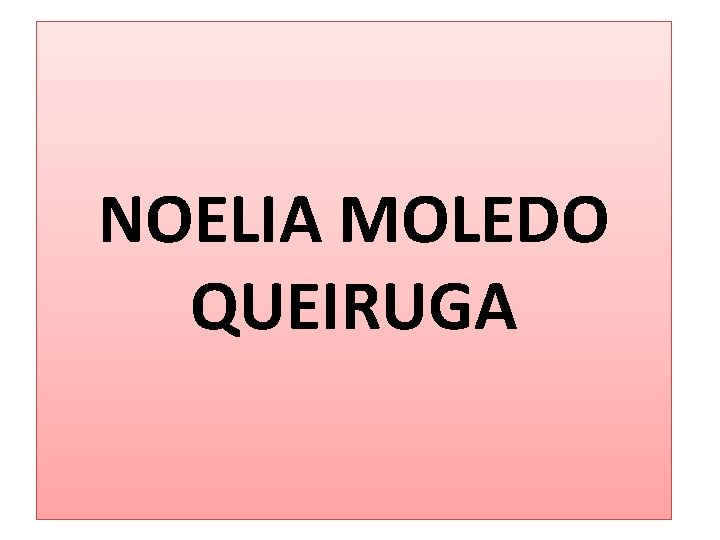 NOELIA MOLEDO QUEIRUGA 