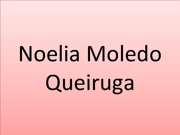 Noelia Moledo Queiruga 