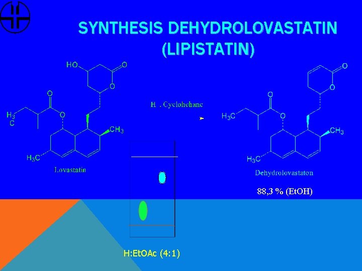 SYNTHESIS DEHYDROLOVASTATIN (LIPISTATIN) 88, 3 % (Et. OH) H: Et. OAc (4: 1) 