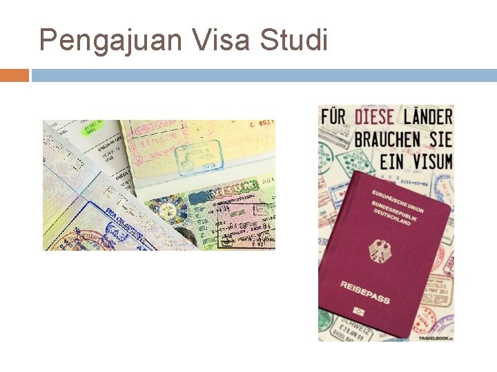 Pengajuan Visa Studi 