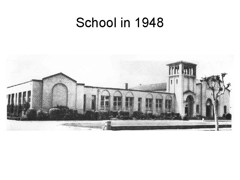 School in 1948 