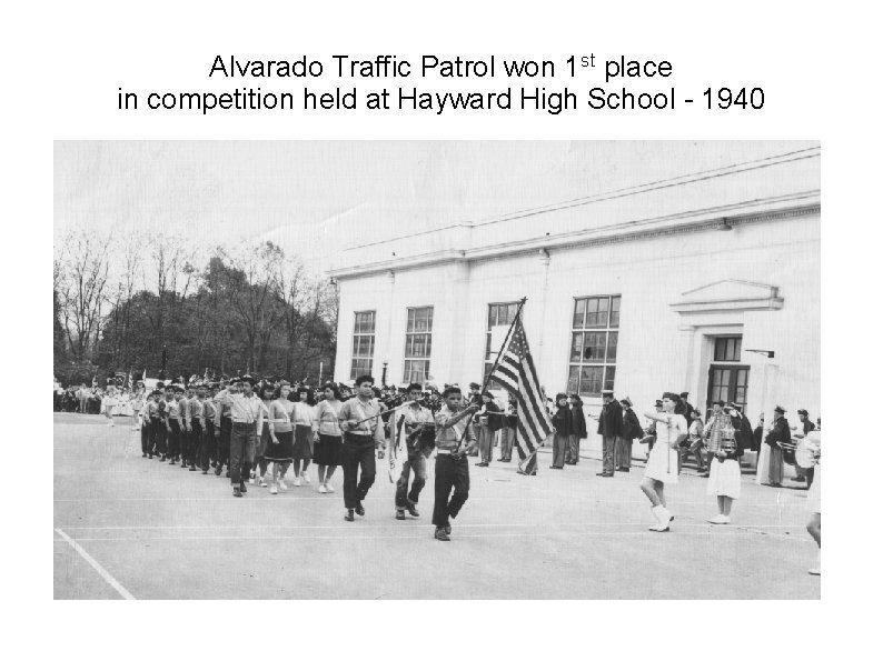 Alvarado Traffic Patrol won 1 st place in competition held at Hayward High School