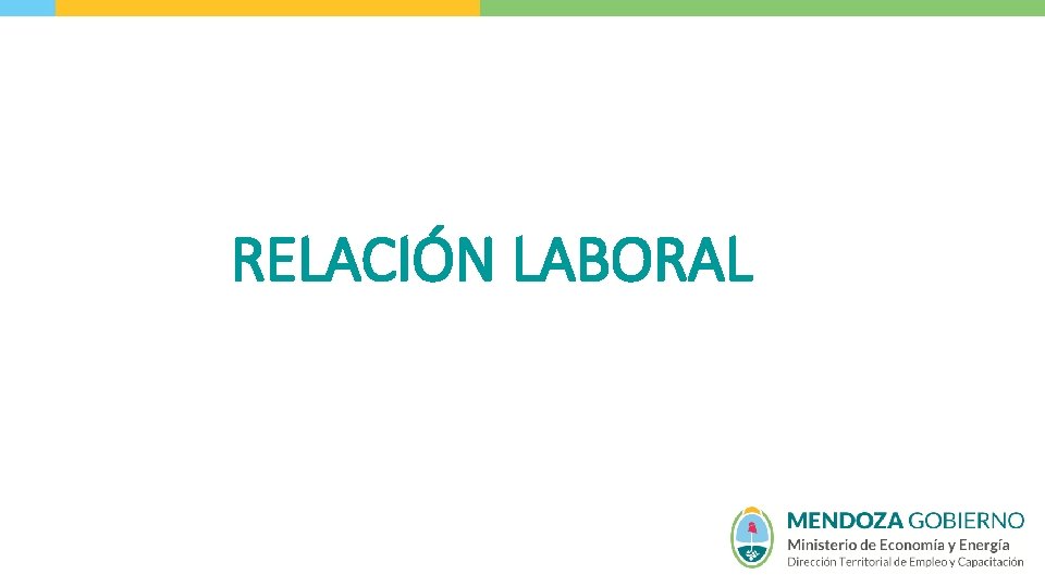 RELACIÓN LABORAL 