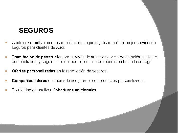 SEGUROS § Contrate su póliza en nuestra oficina de seguros y disfrutará del mejor