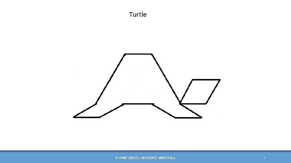 Turtle © DMTI (2017) | RESOURCE MATERIALS 7 