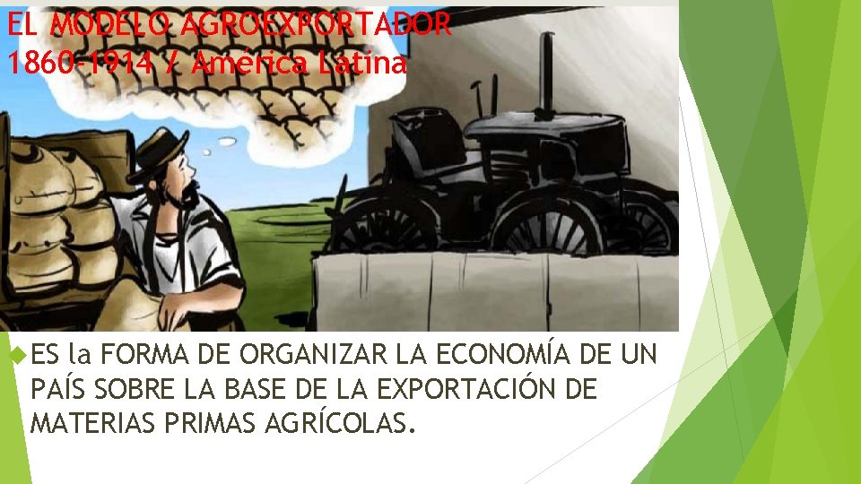 EL MODELO AGROEXPORTADOR 1860 -1914 / América Latina ES la FORMA DE ORGANIZAR LA