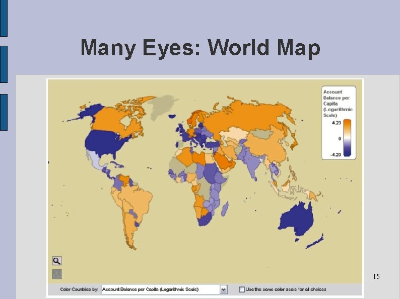 Many Eyes: World Map 15 