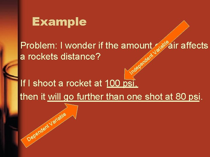 Example e bl air affects Problem: I wonder if the amount of a ri