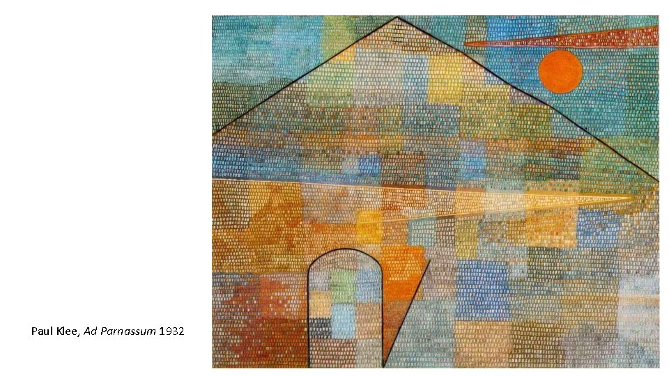 Paul Klee, Ad Parnassum 1932 