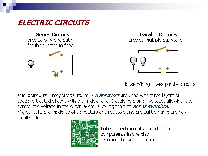 Electricity Powerpoint Slideshow Grade