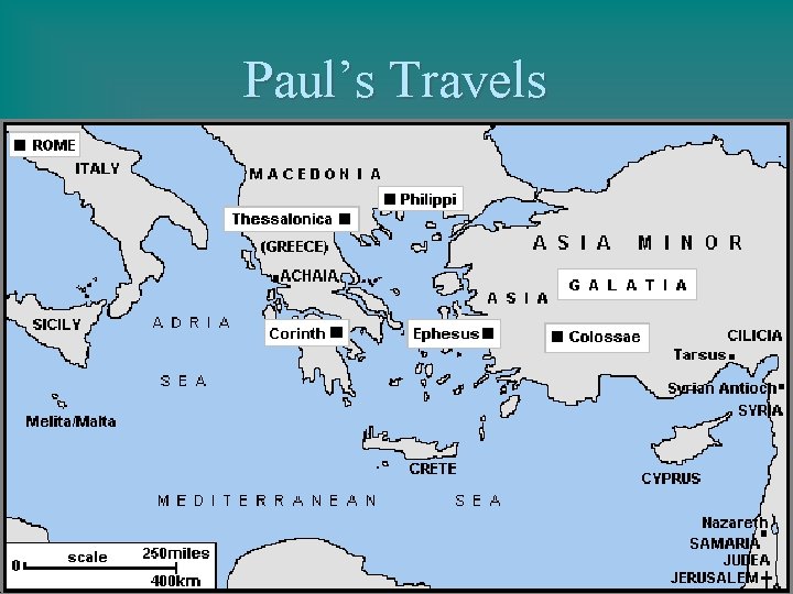 Paul’s Travels 