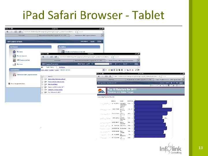 i. Pad Safari Browser - Tablet 13 