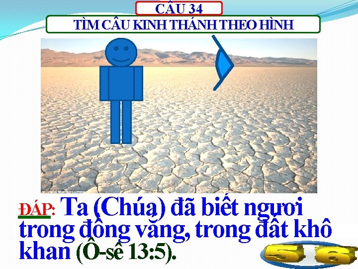 C U 34 TÌM C U KINH THÁNH THEO HÌNH ĐÁP: Ta (Chúa) đã