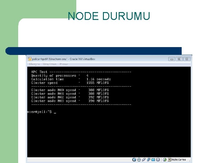 NODE DURUMU 